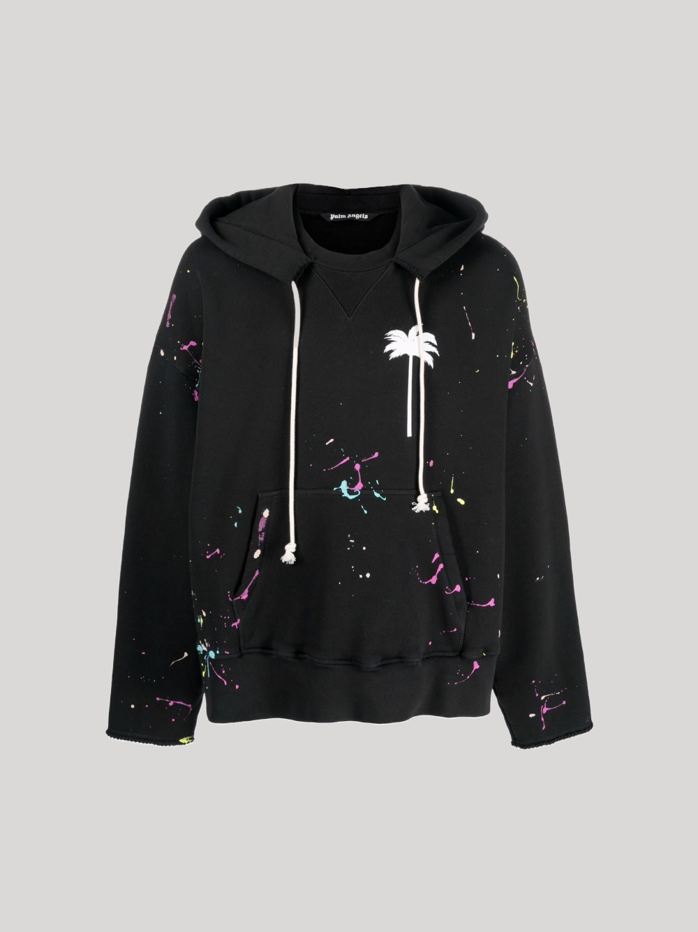 PALM ANGELS SPLATTER  EFFECT HOODIE